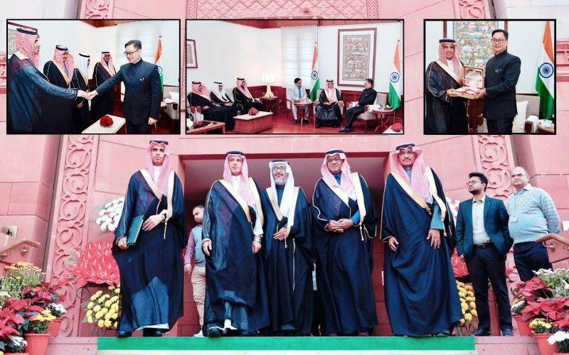 سعودی شوریٰ کونسل کے وفد نے کی  بھارت کےوزیر کرن رجیجو کے ساتھ اہم میٹنگ